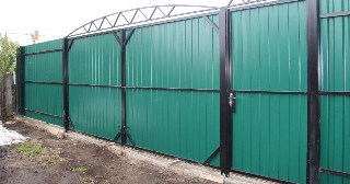 Купить ворота из профнастила Большой Камень, цена от 4114 руб.