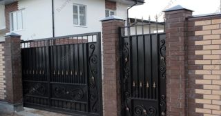 Купить распашные ворота кованные Большой Камень, цена от 4843 руб.